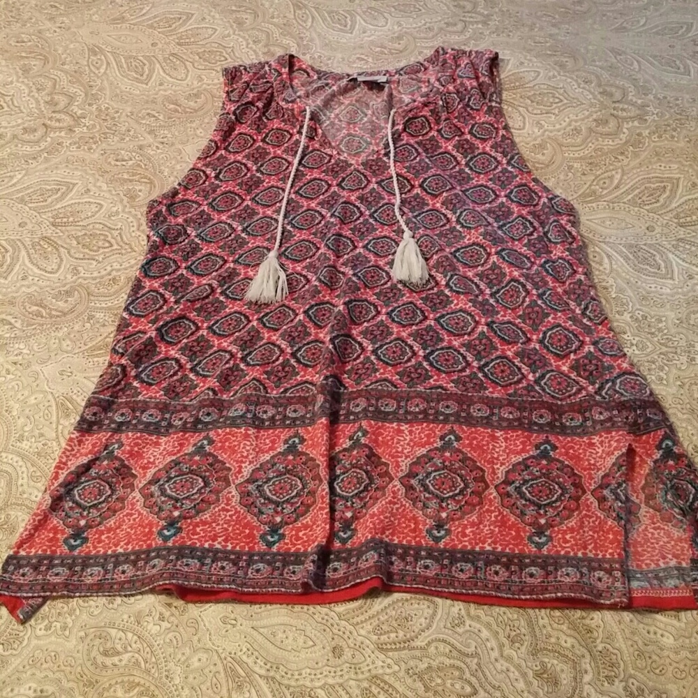 Lucky Brand printed sleeveless tank
